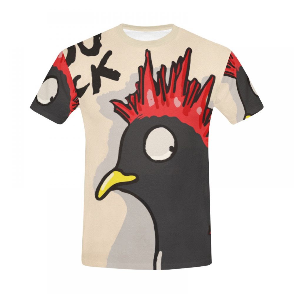 Camiseta Corta Chile Arte You Rock Pollo Hombre