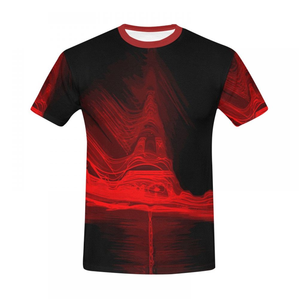 Camiseta Corta Chile Arte Digital Torre Eiffel Hombre