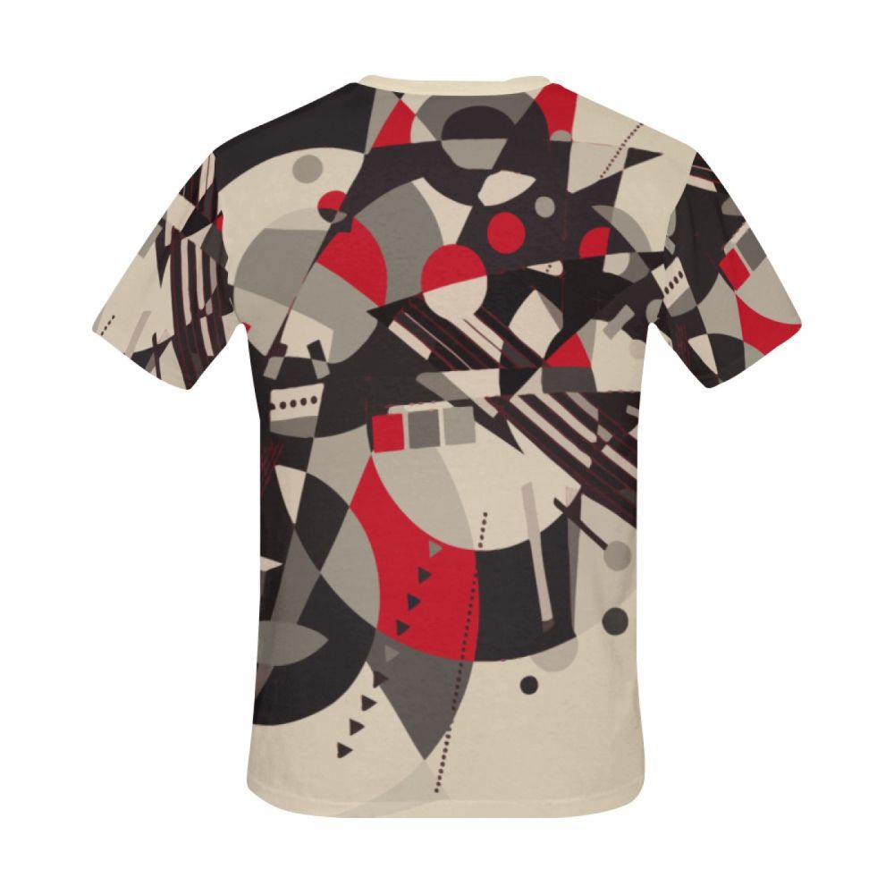 Camiseta Corta Chile Papiro De Arte Geométrico Hombre