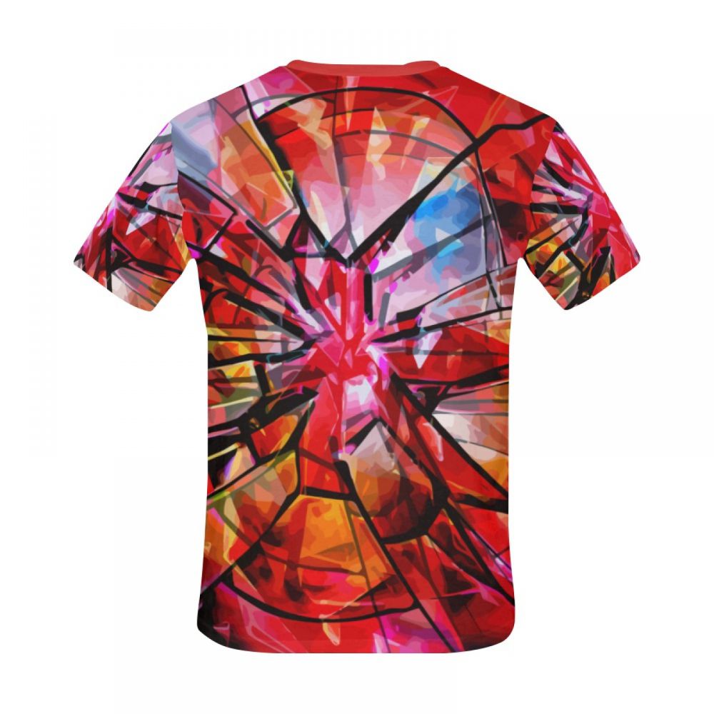 Camiseta Corta Chile Arte Abstracto Alma Rota Hombre