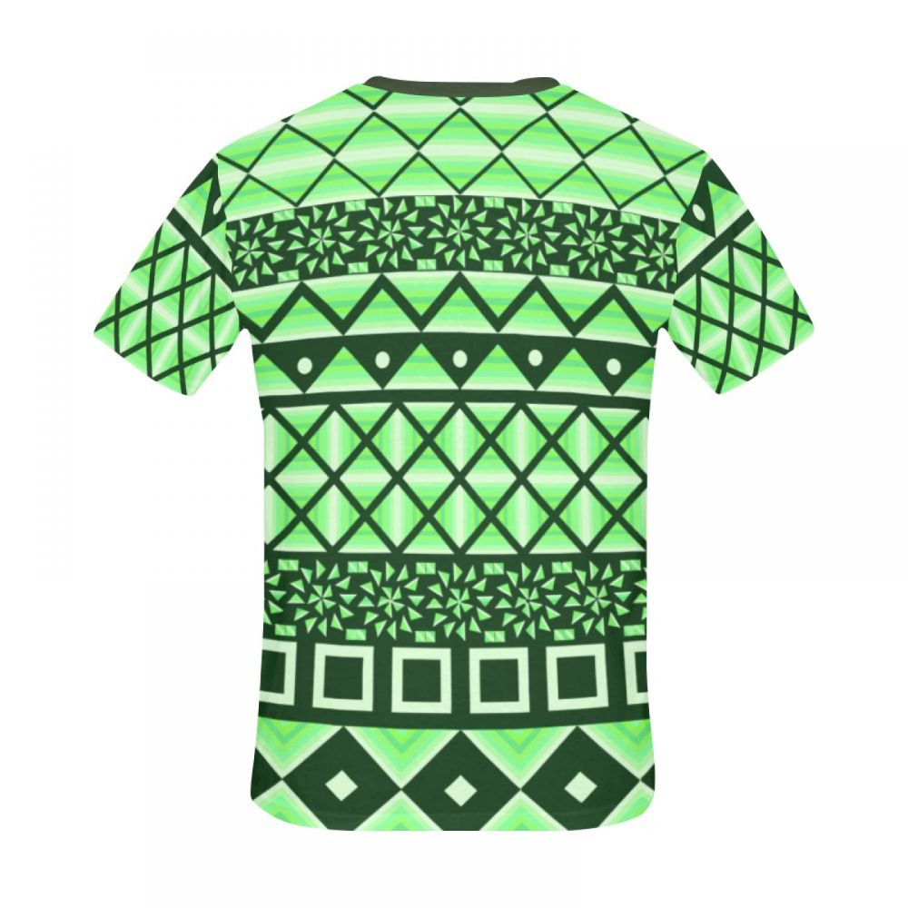 Camiseta Corta Chile Caja Verde De Arte Conceptual Hombre