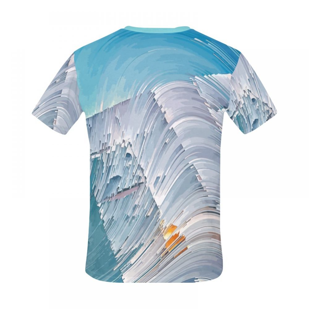 Camiseta Corta Chile Concha Maldiva De Arte Marino Hombre